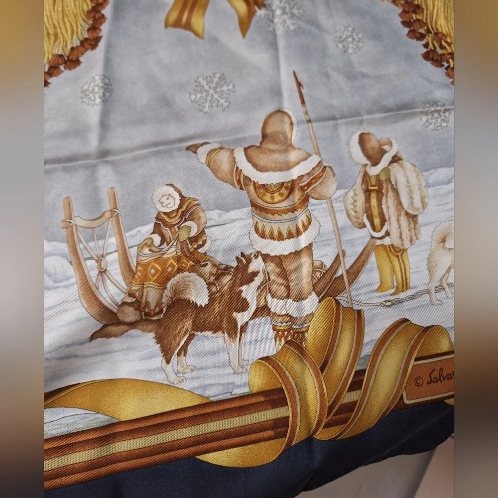 Salvatore Ferragamo | Winter, Silk Scarf